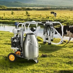 VEVOR Electric Cow Milking Machine Milking Equipment 25L 304 Stainless Steel - Image 8