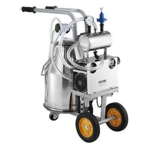 VEVOR Electric Cow Milking Machine Milking Equipment 25L 304 Stainless Steel - Image 9
