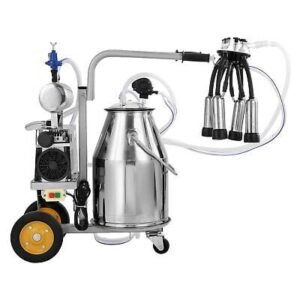 VEVOR Electric Cow Milking Machine Milking Equipment 25L 304 Stainless Steel - Image 11