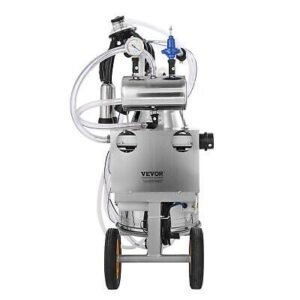 VEVOR Electric Cow Milking Machine Milking Equipment 25L 304 Stainless Steel - Image 12