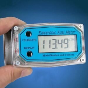 Turbine Digital Diesel Fuel Flow Meter Oval Gear Flow Gauge BSPT/NPT 1" 200L/MIN - Image 5