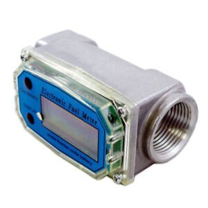 Turbine Digital Diesel Fuel Flow Meter Oval Gear Flow Gauge BSPT/NPT 1" 200L/MIN - Image 8