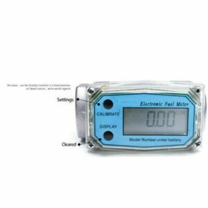 Turbine Digital Diesel Fuel Flow Meter Oval Gear Flow Gauge BSPT/NPT 1" 200L/MIN - Image 10