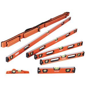 VEVOR 6PCS Torpedo Level Set 10/16/24/32/48/78" Bubble Spirit Level