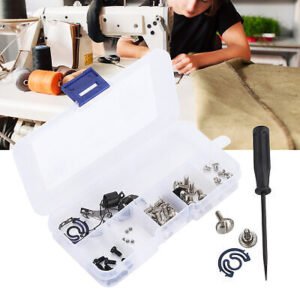 Sewing Machine Screw Kit Shuttle Shrapnel Needle Plate Fixing Sewing Spares New - Image 3