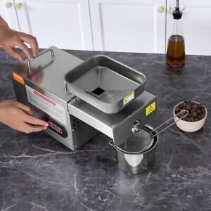 VEVOR Electric Oil Press Machine 850W Stainless Steel Oil Extractor Sesame Seeds - Image 8