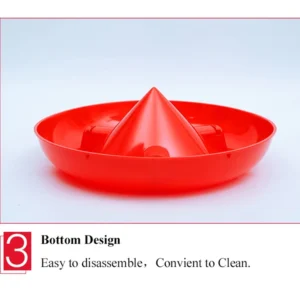 1.5/3/6/9/12KG Chicken Drinker Plastic Feeder Bucket Rooster Hen Drinking Kettle Feeding Cup Farm Animals Poultry Farming Tool - Image 2