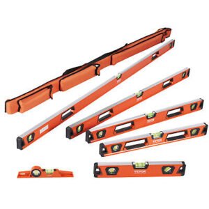 VEVOR 6PCS Torpedo Level Set 10/16/24/32/48/78" Bubble Spirit Level - Image 9