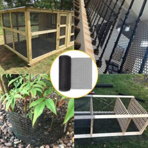40x300cm Plastic Chicken Wire Fence Mesh Hexagonal Fencing Wire for Gardening - Image 5