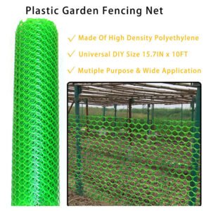 40x300cm Plastic Chicken Wire Fence Mesh Hexagonal Fencing Wire for Gardening - Image 7