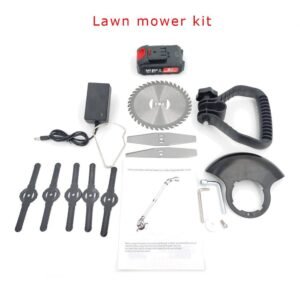 1000W Cordless Weed Eater Electric Brush Cutter Lawn Edger Grass String Trimmer - Image 3