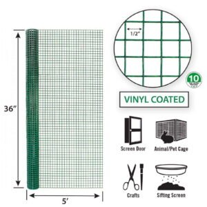 Green Welded Hardware Cloth Welded Wire Mesh Chicken Wire Poultry Fence Outdoor - Image 3