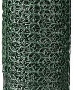 Chicken Wire Mesh Temporary Fence Roll (3' x 25' - Green) - Plastic FencePoultry - Image 2