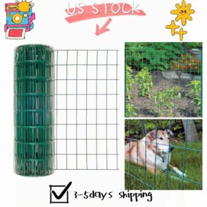 Fencing Garden Craft 24in H x 50ft L Green Vinyl Coated Steel Wire Fence
