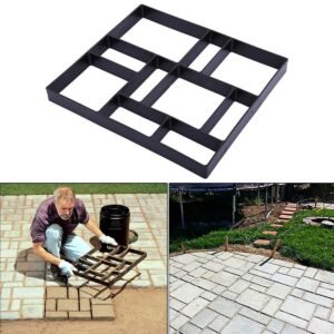Walk Maker 45cm Driveway Paving Pavement Mold Patio Concrete Stepping Stone Path - Image 12
