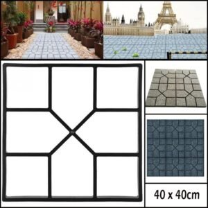 Garden Path Maker Mold DIY Paving Cement Brick Stone Road Concrete Mould - Image 1