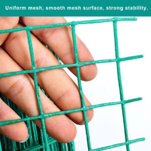 PP Coated Wire Mesh Fencing 3M x 0.5M Height Green Galvanised Garden Fence - Image 7