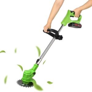 1000W Cordless Weed Eater Electric Brush Cutter Lawn Edger Grass String Trimmer - Image 8