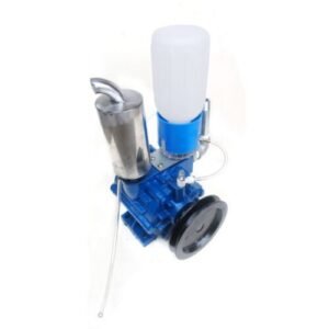 Portable Vacuum Pump Cow Goat Milking Machine Milker Bucket Tank Barrel 250L/min - Image 5