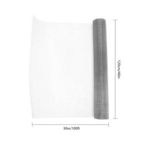 Hardware Cloth Galvanized Wire Welded Mesh Fence Roll+Gloves - Image 2