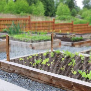 Hardware Cloth Galvanized Wire Welded Mesh Fence Roll+Gloves - Image 5