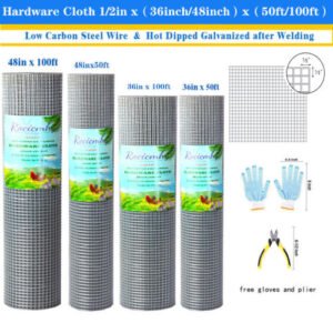 Hardware Square Metal Wire Roll Galvanized Welded Chicken Wire Mesh Fence