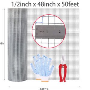 Hardware Square Metal Wire Roll Galvanized Welded Chicken Wire Mesh Fence - Image 4