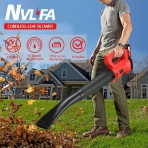 Cordless Leaf Blower 130 MPH 320CFM w/ Battery and Charger For Garden Lawn Care - Image 2