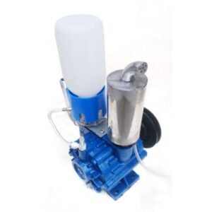 Portable Vacuum Pump Cow Goat Milking Machine Milker Bucket Tank Barrel 250L/min - Image 9