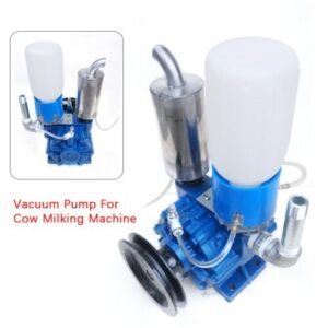 Portable Vacuum Pump Cow Goat Milking Machine Milker Bucket Tank Barrel 250L/min - Image 11