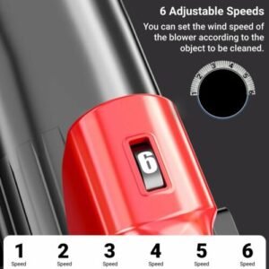 Cordless Leaf Blower 130 MPH 320CFM w/ Battery and Charger For Garden Lawn Care - Image 7