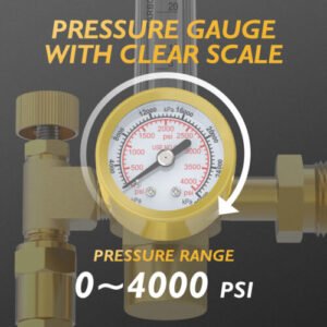 CO2 Argon Flow Meter Gas Regulator Gauge Mig Tig Welding Weld Regulator TIG MIG - Image 6