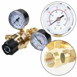 Argon CO2 For Lincoln Mig Tig Flow Meter Welding Regulator Welder Gauge Gas Hose - Image 4