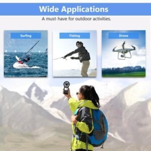 HoldPeak Handheld HVAC Anemometer, CFM Wind Speed Meter Air Flow Gauge Measuring - Image 8