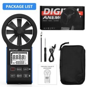 HoldPeak Handheld HVAC Anemometer, CFM Wind Speed Meter Air Flow Gauge Measuring - Image 9
