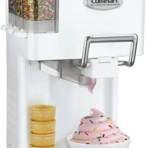Cuisinart ICE-45 Soft Service Ice Cream Maker White NIB