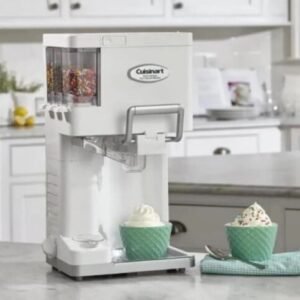 Cuisinart ICE-45 Soft Service Ice Cream Maker White NIB - Image 3