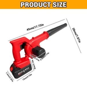 2 in1 Portable Cordless Leaf Blower Compact Handheld Vacuum Dust Cleaner - Image 13