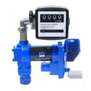 20 GPM 265W Diesel Gasoline Fuel Transfer Pump with Oil Meter Anti-Explosive New - Image 2