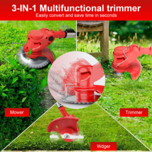 Cordless Electric Weed Lawn Eater Edger Yard Grass String Trimmer Cutter mower - Image 10