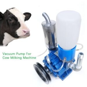 Portable Vacuum Pump Cow Goat Milking Machine Milker Bucket Tank Barrel 250L/min - Image 4