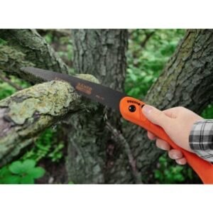Folding Outdoor Garden X17 Pruning Metal Hand Saw, Orange, 15.5" - Image 4