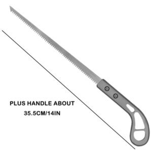 3Pcs Outdoor Portable Hand Garden Saw Non-Slip Hunting Camping Woodworking Saw - Image 2