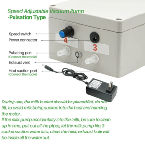 10L Milking Machine Electric Milker for Cow with Bucket Automatic Portable Plug- - Image 5