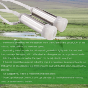 10L Milking Machine Electric Milker for Cow with Bucket Automatic Portable Plug- - Image 7