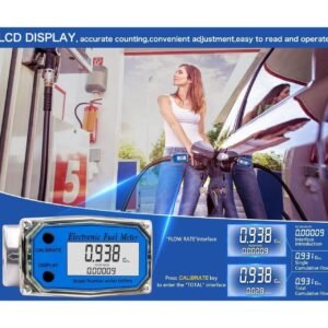 1in Flow Meter- Turbine Flow Meter Digital- Fuel Flow Meter- Pump Flow Meter - Image 2