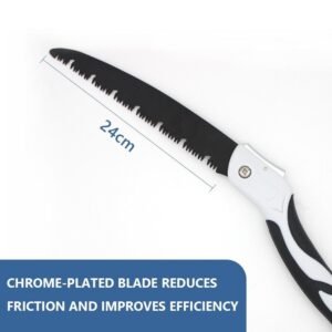 Folding Saw,10-Inch Pruning Saw Camping Hand Saw For Home Outdoor Garden Pruning - Image 3