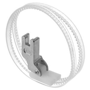 Industrial Sewing Machine Ring Presser Foot Roller PVC Leather Spare Part Puffer