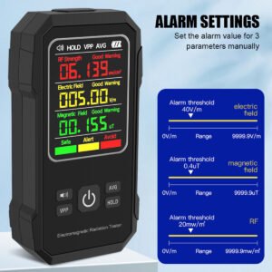 Digital EMF Meter Electromagnetic Field Radiation Detector LCD Geiger Counter - Image 5