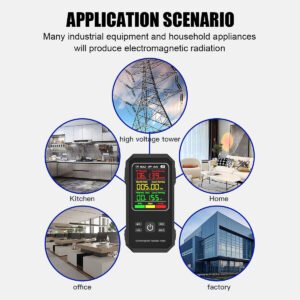 Digital EMF Meter Electromagnetic Field Radiation Detector LCD Geiger Counter - Image 6